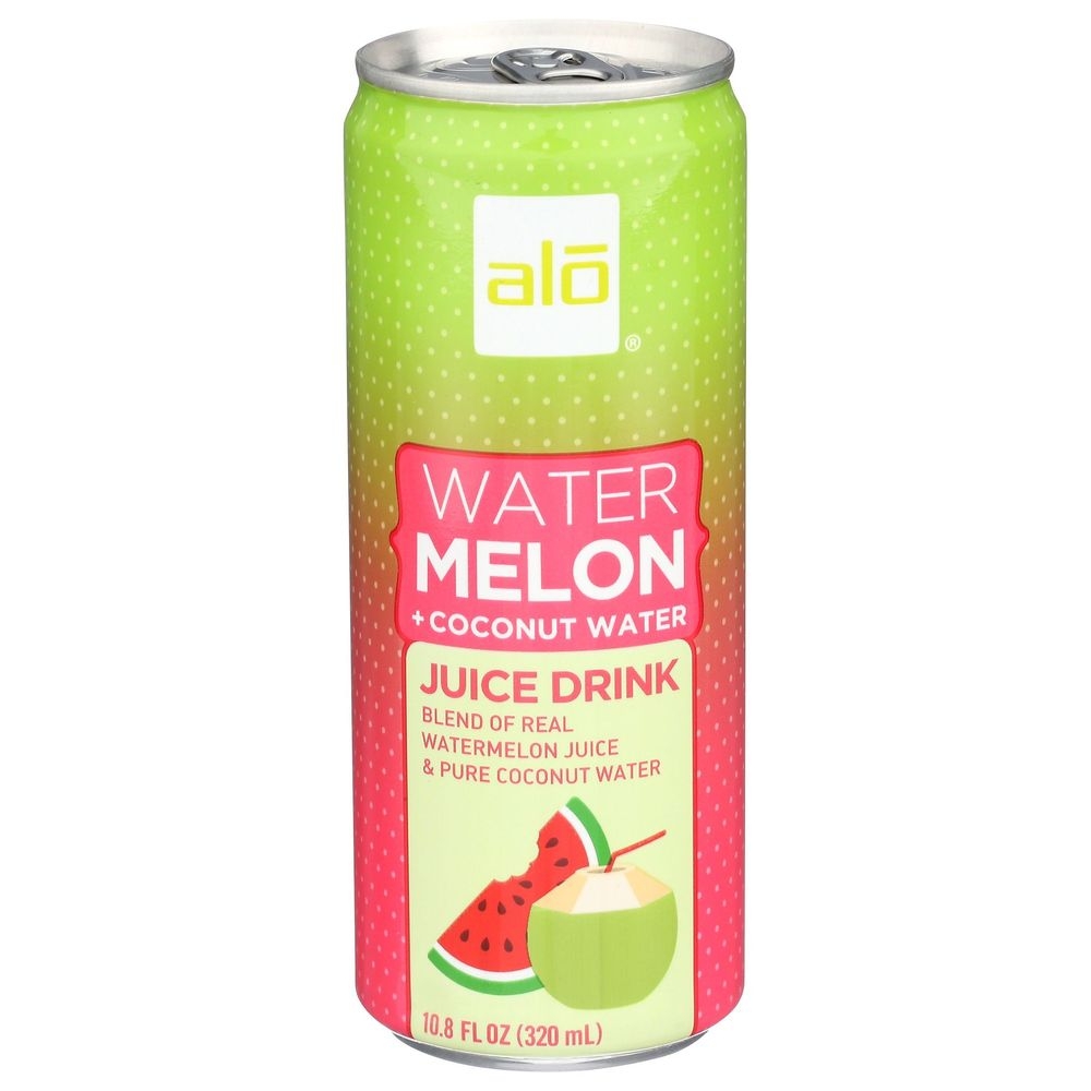 Alo Watermelon Juice with Coconut Water, 10.8 Fluid Ounce -- 12 per case