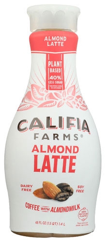 Califia Farms Almond Latte Coffee with Almond Milk, 48 Fluid Ounce -- 6 per case