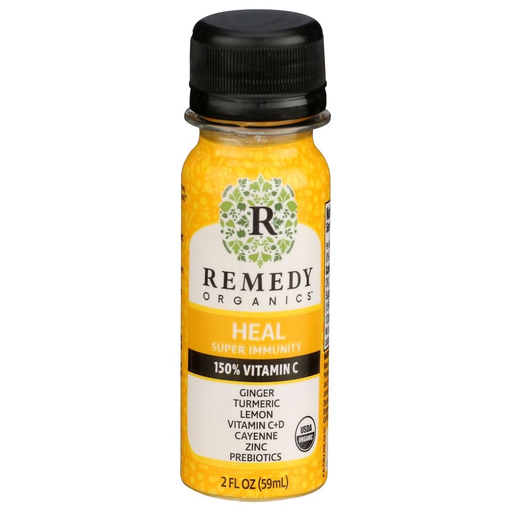 Remedy Organics Heal Super Immunity Energy Shot, 2 Ounce -- 12 per case