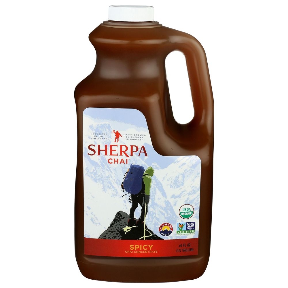 Sherpa Chai Spicy Chai Tea Concentrate, 64 Ounce -- 6 per case