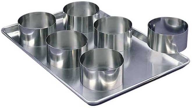 American Metalcraft Stainless Steel Cake Ring, 6 inch