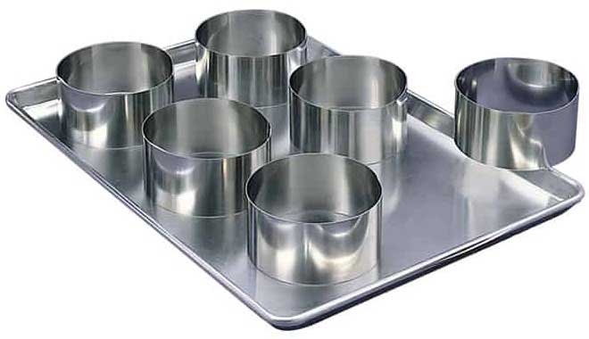 American Metalcraft Stainless Steel Cake Ring, 7 inch