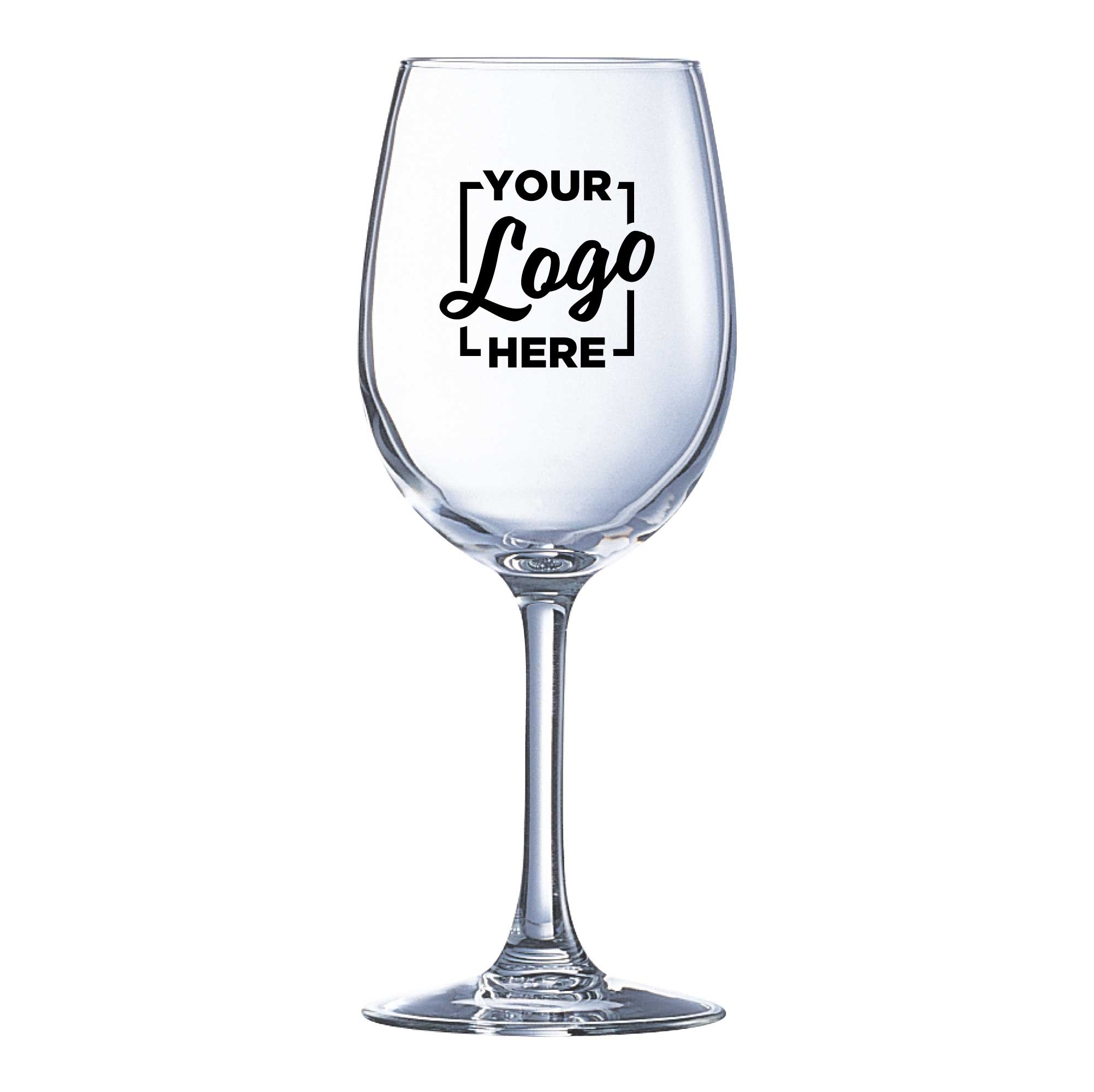 Arcoroc Grand Vin Krysta Wine Glass with 1 COLOR Custom Logo, 16.5 Ounce Capacity -- 144 per case