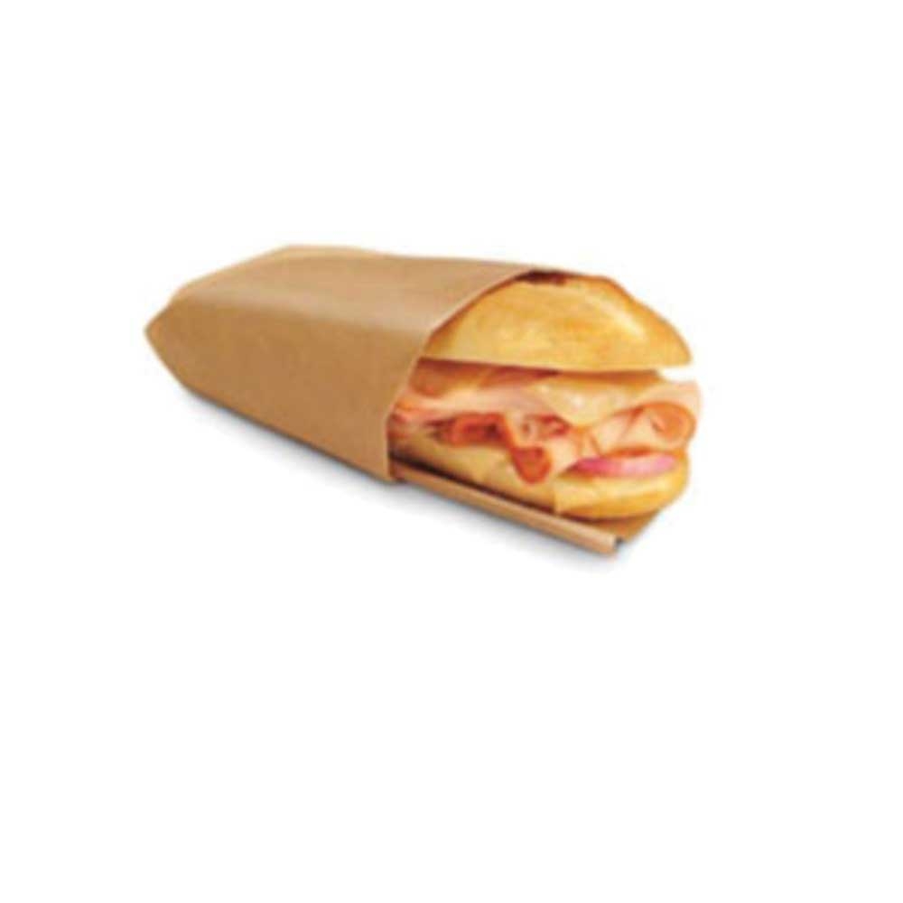 Bagcraft Dubl Shield Insulated Natural Paper Sandwich Wrap, 15 x 16 x 5.13 inch -- 1000 per case