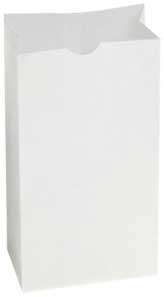 Bagcraft Dubl Wax Plain White SOS Bakery Bag, 8 Pound -- 1000 per case
