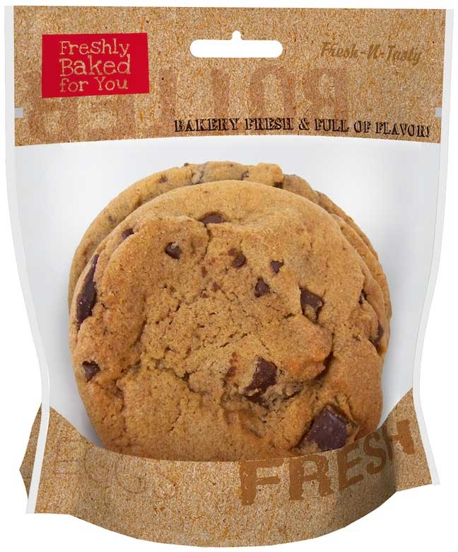 Transcontinental Fresh-N-Tasty Laminated Cookie Bag, 6 x 6 x 2 inch -- 500 per case