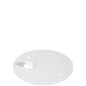Solo White Paper Vented Finger Lid for Buckets -- 100 per case