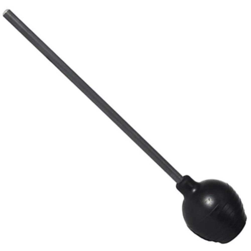 American Plastics Black Plastic Plunger with 24 inch Handle -- 12 per case
