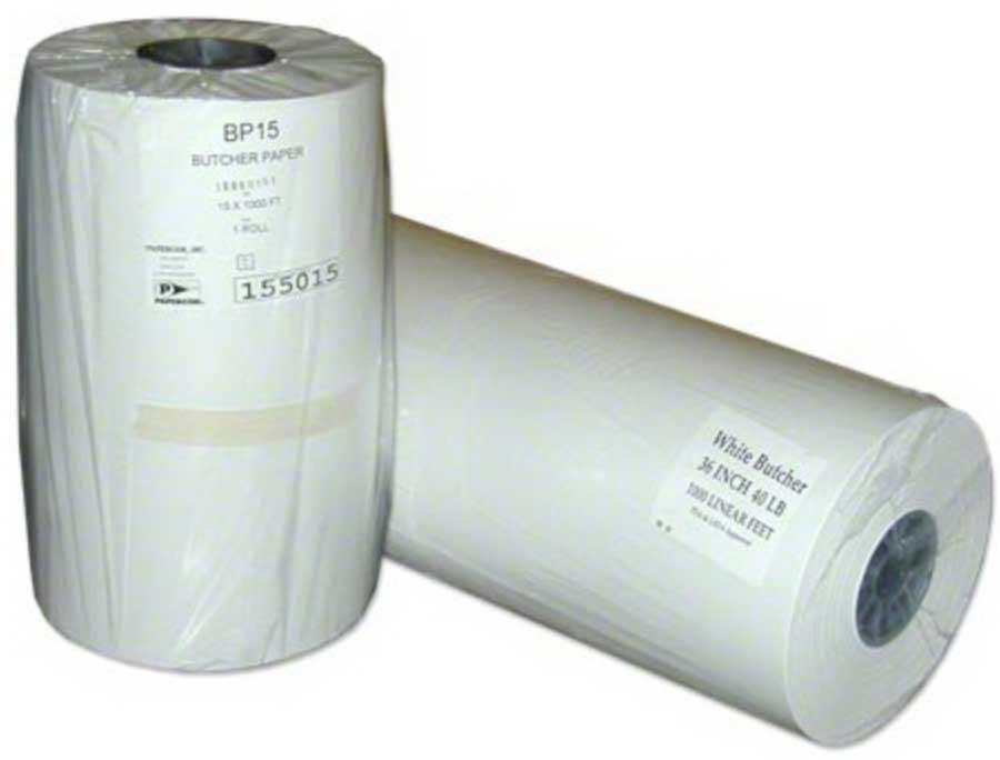 Shamrock Paper White Butcher Paper, 24 inch x 1300 feet -- 1 roll
