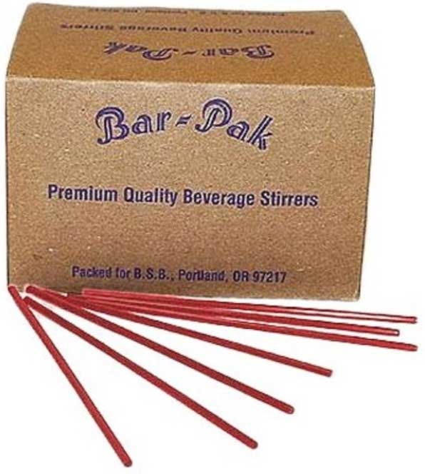 Cell O Core Red Collins Straw - Unwrapped, 8 inch -- 5000 per case