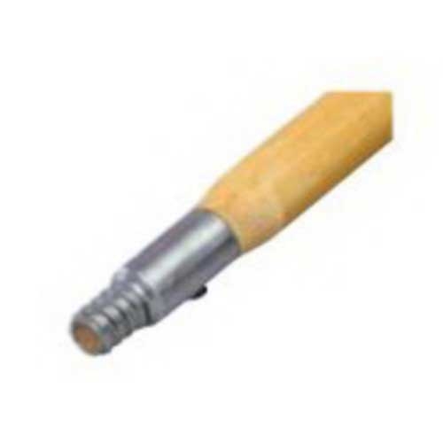 Prime Source 15/16 inch Metal TIP Thread Wood Broom / Brush Handle, 60 inch Length -- 12 per case