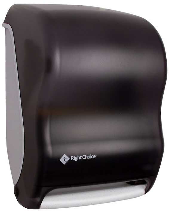 Right Choice Electronic Touchless Roll Towel Dispenser, 12 x 16.75 x 10 inch