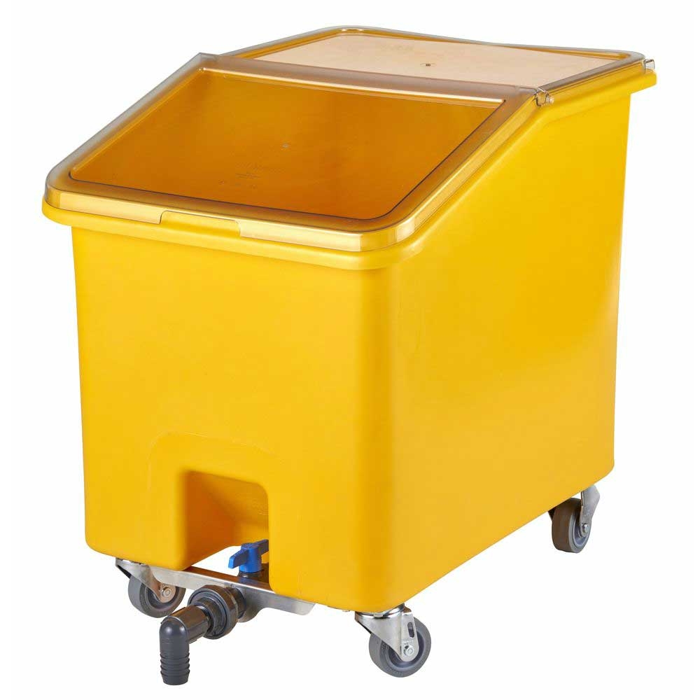 Cambro Yellow Soak and Brine Tank, 37 Gallon