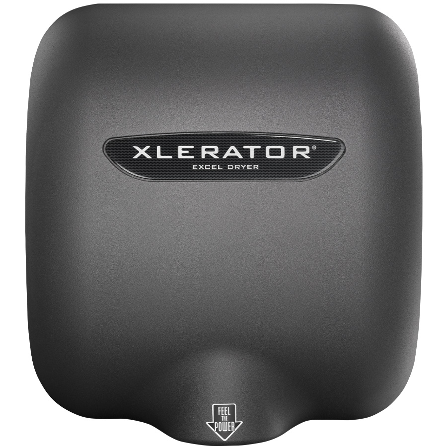 XLERATOR Automatic High Speed 208/277V Surface Mounted Energy Efficient Hand Dryer with Graphite Cover