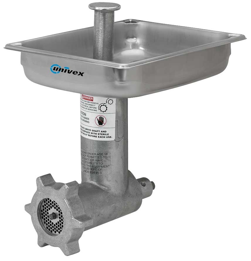 Univex Meat and Food Grinder Attachment Fits for Number 12 PTO Hub