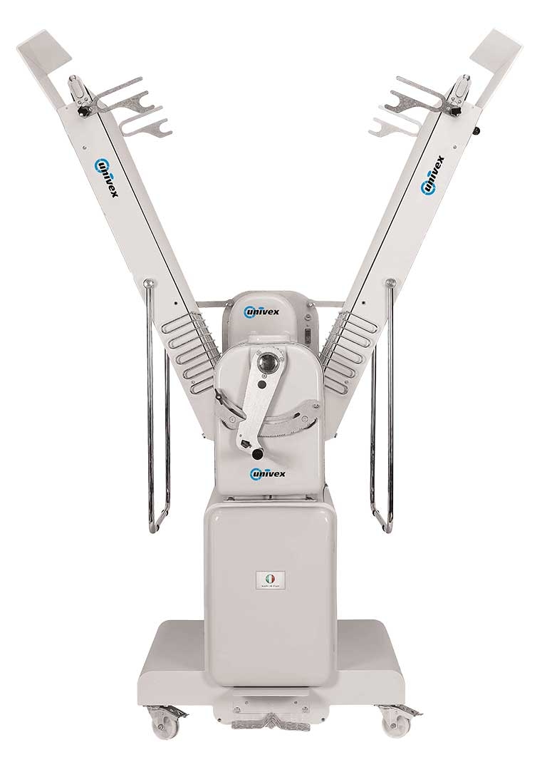 Univex Floor Model 3 Phase 208-240 Volt Reversible Dough Sheeter, 111 1/5 inch Long