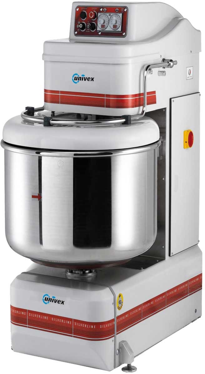 Univex Silverline Spiral Mixer with Fixed Bowl, 70 Quart Capacity