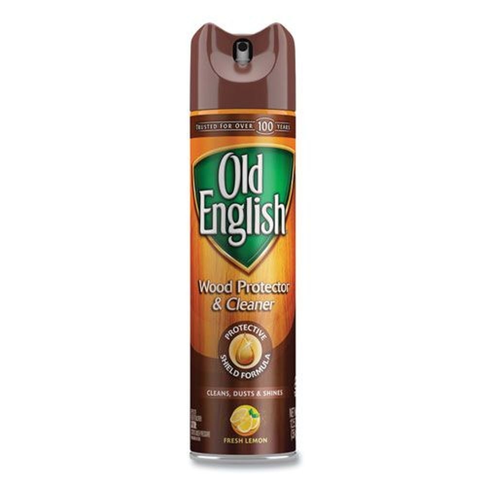 Old English Fresh Lemon Scent Furniture Polish, 12.5 Ounce Aerosol Spray