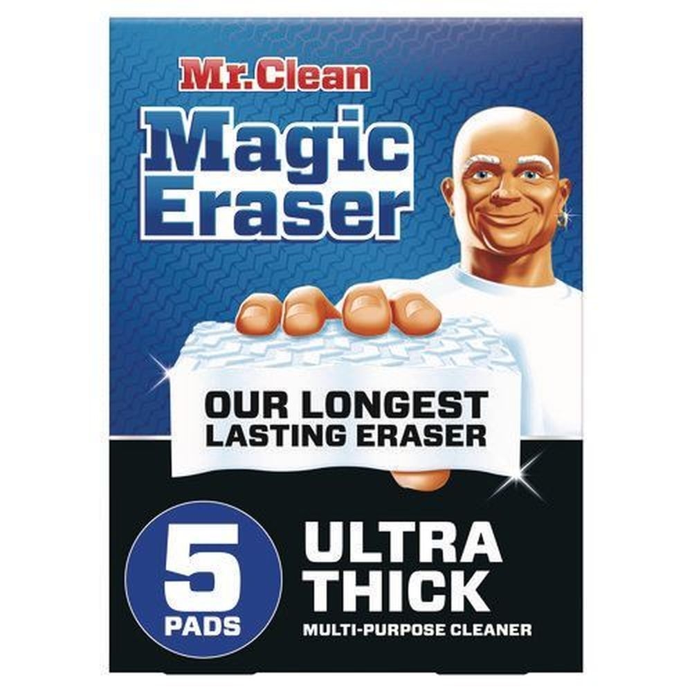 Mr Clean White 1.2 inch Thick Ultra Thick Magic Eraser, 5 count -- 2 per case
