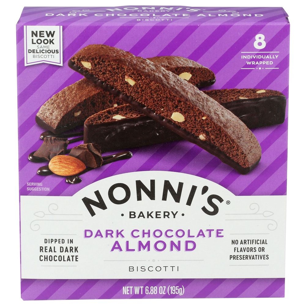 Dark Chocolate Almond Biscotti