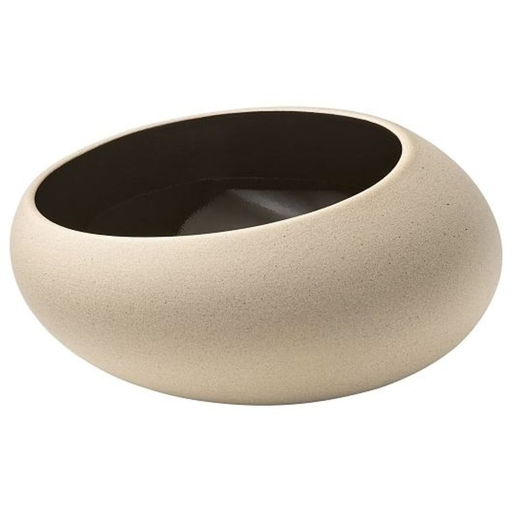 Embrace Round Black Soup Bowl