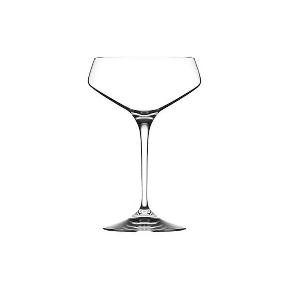 Aria 11.25 Ounce Crystalline Champagne Saucer, 12 count