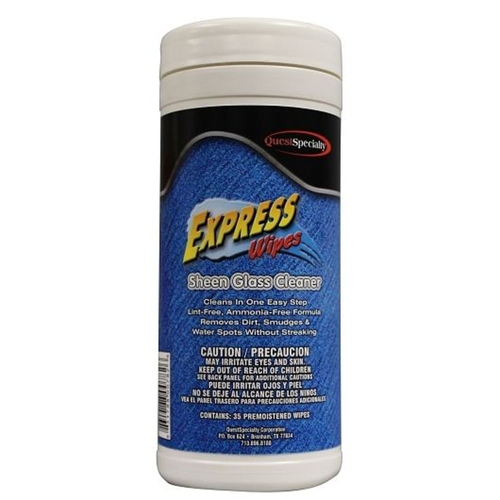 9 x 7 inch Sheen Glass Cleaner Wipes
