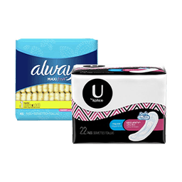 Contains 210 Feminine Care products