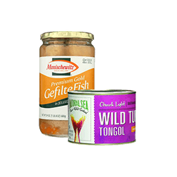 Contains 10 Kosher Seafood products