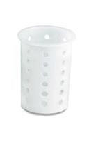 Cylinder Plastic, White 3 3/4 Inch -- 1 Per Case