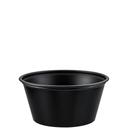 Solo Polystyrene Black Portion Cup, 3.25 Ounce Capacity -- 2500 per case