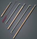 American Metalcraft Aluminum Pizza Bubble Popper with Wood Handle, 39 inch Long