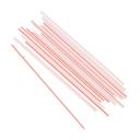 Royal White with Red Stripe Sip Straw Stirrer, 5 inch -- 10000 per case.