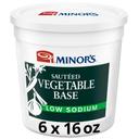 Nestle Minors Low Sodium No Added MSG Vegetable Base, 1 Pound -- 6 per case.