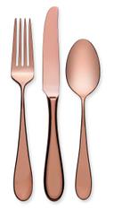 World Tableware Santa Cruz Copper Dinner Fork, 8 1/8 inch -- 12 per case.
