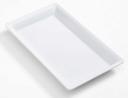 American Metalcraft White Melamine Rectangular Platter, 12 inch Length