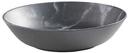 American Metalcraft Mix and Matte Collection Melamine Round Gray Marble Coupe Bowl, 36 Ounce
