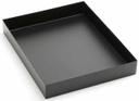 American Metalcraft Black Twilight Rectangular Market Tray, 12 inch Width