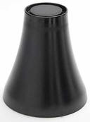 American Metalcraft Lift Collection Black Melamine Pedestal, 7 1/8 inch Height