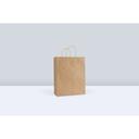 Interplast Group Reddi 2 Go Number 60 Kraft Twist Handle Paper Bag, 10 x 5 x 13 inch -- 250 per case