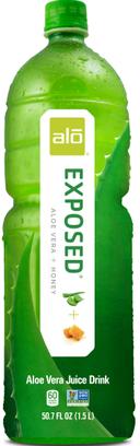 ALO Exposed Aloe Vera Plus Honey Juice Drink, 1.5 Liter -- 6 per case