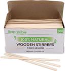 Responsible Products Natural Birch Wood Coffee Stirrer, 7 inch -- 10000 per case