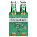 Fever Tree Premium Ginger Ale Soda, 6.8 Fluid Ounce - 4 per pack -- 6 packs per case.