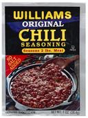 Williams Original Chili Seasoning Mix, 1 Ounce -- 24 per case