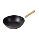 Joyce Chen Professional Series Preseasoned Cast Iron Stir Fry Pan with Maple Handle, 11.5 inch