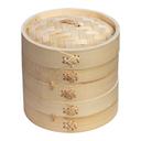 Joyce Chen 2-Tier Bamboo Steamer Basket, 6 inch