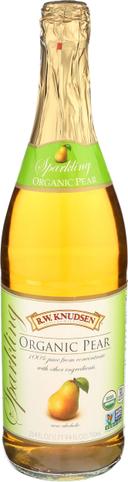 R.W. Knudsen Organic Pear Sparkling Juice, 25.4 Fluid Ounce -- 12 per case
