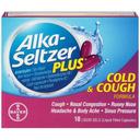 Alka Seltzer Plus Cold and Cough Liquid Gels - 10 count per pack -- 24 packs per case