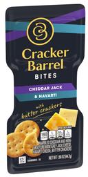 Cracker Barrel Cheddar Jack Havarti Butter Cracker Bites, 1.58 Ounce -- 10 per case.