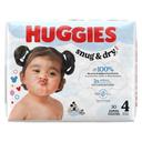 Huggies Snug and Dry Size 4 Diaper - Jumbo Pack, 30 count - 4 per case